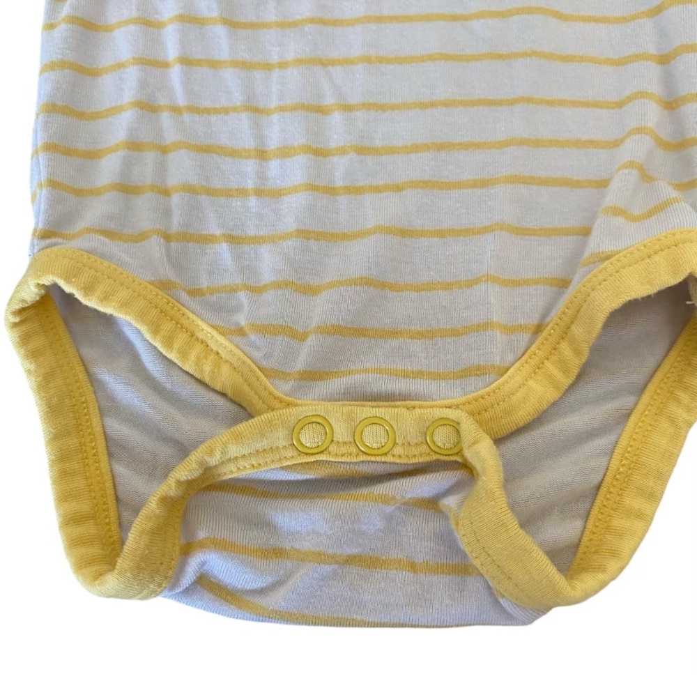 Little Sleepies Winnie the Pooh Disney Collection Yellow Striped Onesie Newborn - Picture 5 of 8